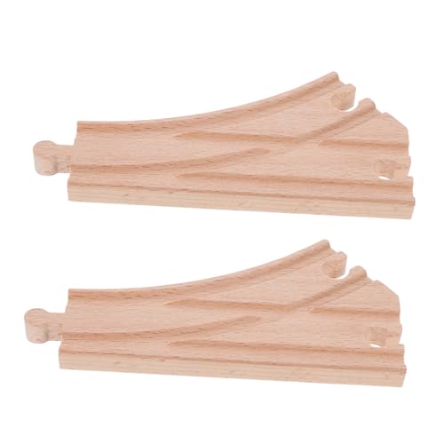 POPETPOP 2Stücke Holz Zugzubehör Multidirektionale Schaltergleise für Erweiterbare Eisenbahnstrecken Kompatibel mit Zug Sets Fördert Kreativität und Motorik POPETPOP 2Stücke Holz Zugzubehör Multidirektionale Schaltergleise für Erweiterbare Eisenbahnstrecken Kompatibel mit Zug Sets Fördert Kreativität und Motorik von POPETPOP