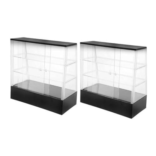 POPETPOP 2Stücke Kuchenschrank Modell Mini Bäckerei Dekoration Puppenhaus Zubehör Realistische Vitrine für Kuchen und Desserts Kompaktes Design POPETPOP 2Stücke Kuchenschrank Modell Mini Bäckerei Dekoration Puppenhaus Zubehör Realistische Vitrine für Kuchen und Desserts Kompaktes Design von POPETPOP