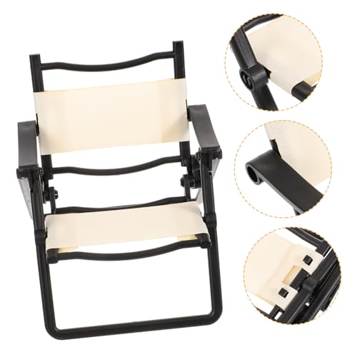 POPETPOP 2Stücke Stuhlmodell Faltbarer Handyhalter Stuhlform Praktischer Telefonständer für Dekoration für Mini Häuser und Kreative Wohnaccessoires von POPETPOP