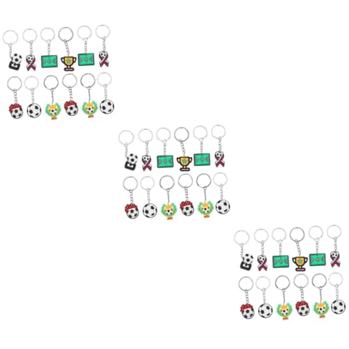 POPETPOP 3 Sätze Fußball Schlüsselanhänger Fußball-andenken Dekorativer Kleiner Schlüsselanhänger Fußball-partygeschenke Sport Schlüsselanhänger Pvc-weichkleber 35 Stück * 3 POPETPOP 3 Sätze Fußball Schlüsselanhänger Fußball-andenken Dekorativer Kleiner Schlüsselanhänger Fußball-partygeschenke Sport Schlüsselanhänger Pvc-weichkleber 35 Stück * 3 von POPETPOP