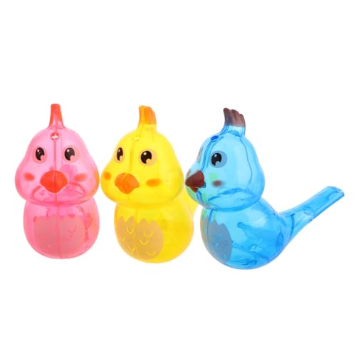 POPETPOP 3 Stück Kinderpfeifen Kinderpfeifen Spielzeugpfeife Vogelgeräuschmacher Cartoon Pfeife Requisiten Lustige Pfeife Für Party Cartoon Vogelpfeifen Krachmacher von POPETPOP