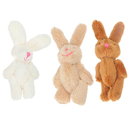POPETPOP 3 Stück Kleine Teiliges Kuscheltier Kaninchen Hase Weiche DIY Puppen für Schlafzimmer Dekoration und Schlafbegleiter POPETPOP 3 Stück Kleine Teiliges Kuscheltier Kaninchen Hase Weiche DIY Puppen für Schlafzimmer Dekoration und Schlafbegleiter von POPETPOP