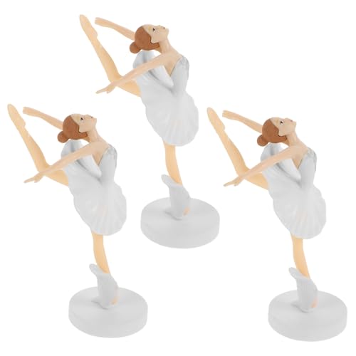 POPETPOP 3 Stück Kuchendekorationsverzierungen girly Tortenaufsätze für Geburtstage Ballettröckchen Figur Topper Party Tanzkuchendekoration Ballett Tortenaufsatz PVC Weiß POPETPOP 3 Stück Kuchendekorationsverzierungen girly Tortenaufsätze für Geburtstage Ballettröckchen Figur Topper Party Tanzkuchendekoration Ballett Tortenaufsatz PVC Weiß von POPETPOP