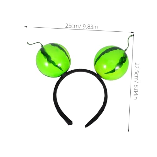 POPETPOP 3 Stück Lustige Wassermelonen Haarreifen aus Langlebigem Resin Kawaii Haarschmuck für Party Kosmetik und Gruppenevents Kreatives Cartoon Stirnband als für Damen von POPETPOP