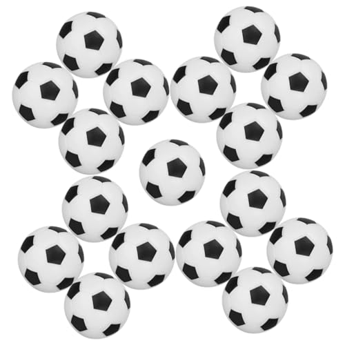 POPETPOP 30Stücke Mini Fußball Ornamente Dekoration für DIY Projekte Langlebige Mini Fußbälle mit Feiner Verarbeitung für Kleine Häuser und Kreative Bastelideen von POPETPOP
