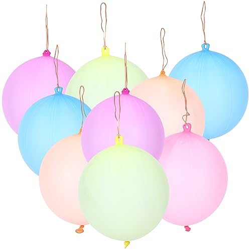 POPETPOP 30Stücke Schlagballons aus Langlebigem mit Gummibandgriffen Perfektes für Geburtstagsfeiern und Partys Vielseitig Einsetzbar für Spiele im Freien von POPETPOP