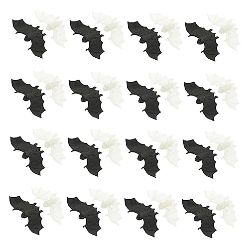 POPETPOP 30Stücke Teiliges Halloween Fledermaus Deko Leuchtende Streichspielzeuge für Gruselige Partys für Fenster und Tischdekoration POPETPOP 30Stücke Teiliges Halloween Fledermaus Deko Leuchtende Streichspielzeuge für Gruselige Partys für Fenster und Tischdekoration von POPETPOP