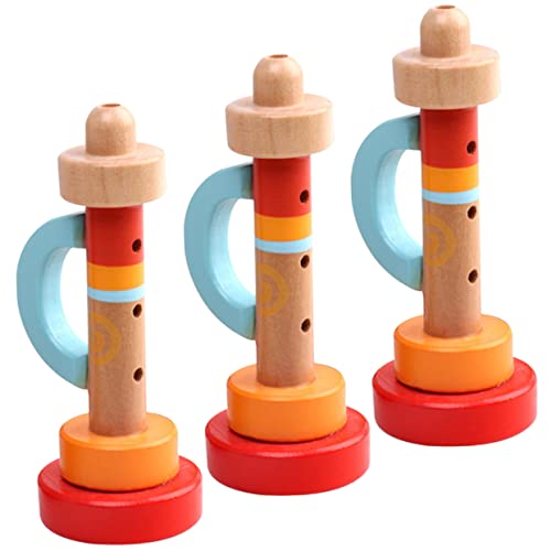 POPETPOP 3Stücke Holzkinder Trompete Kleine Musikinstrumente für Glatte Oberfläche Robustes Holz für Jungen und Fördert Musikalisches Interesse POPETPOP 3Stücke Holzkinder Trompete Kleine Musikinstrumente für Glatte Oberfläche Robustes Holz für Jungen und Fördert Musikalisches Interesse von POPETPOP