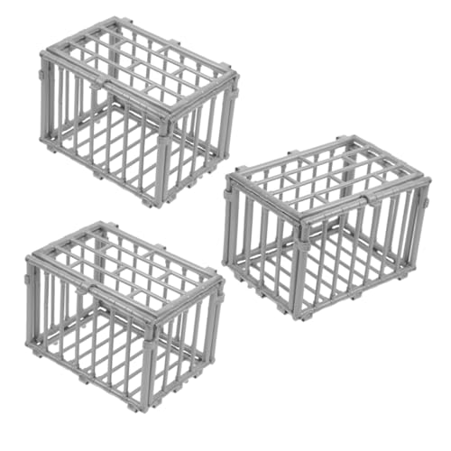 POPETPOP 3Stücke Käfig Modell Teiliges DIY Tier Zubehör für Kreative Bastelprojekte für Puppenhäuser und Szenen Fördert Kreatives POPETPOP 3Stücke Käfig Modell Teiliges DIY Tier Zubehör für Kreative Bastelprojekte für Puppenhäuser und Szenen Fördert Kreatives von POPETPOP