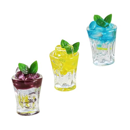 POPETPOP 3Stücke Saftbecher Teiliges Getränkedekor für Puppenhäuser Realistische Mini Modelle für DIY Spielzeughaus Zubehör POPETPOP 3Stücke Saftbecher Teiliges Getränkedekor für Puppenhäuser Realistische Mini Modelle für DIY Spielzeughaus Zubehör von POPETPOP
