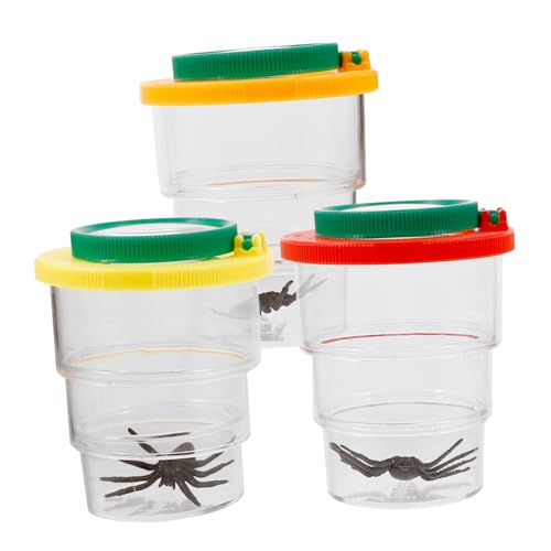 POPETPOP 3Stücke Teiliges Insekten Lupenbox für Vergrößerungslupe zur Beobachtung von Insekten Pflanzen und Mineralien Pädagogisches Erkundungsspielzeug für Wissenschaftliche Experimente POPETPOP 3Stücke Teiliges Insekten Lupenbox für Vergrößerungslupe zur Beobachtung von Insekten Pflanzen und Mineralien Pädagogisches Erkundungsspielzeug für Wissenschaftliche Experimente von POPETPOP
