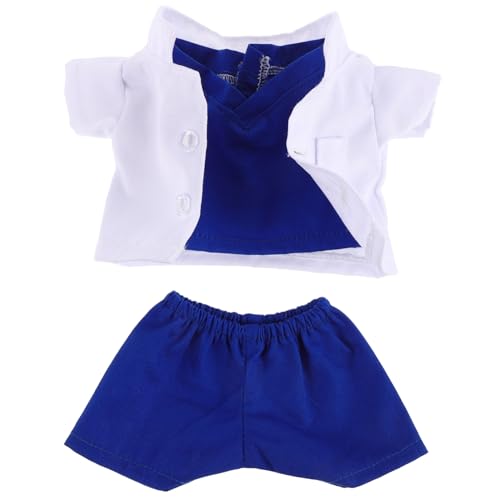 POPETPOP 3Stücke Teiliges Plüschspielzeug Kostüm für Outfit mit Tiefblauer Operationskleidung für Puppen Weicher und Verspieltes Design für Kreative Rollenspiele POPETPOP 3Stücke Teiliges Plüschspielzeug Kostüm für Outfit mit Tiefblauer Operationskleidung für Puppen Weicher und Verspieltes Design für Kreative Rollenspiele von POPETPOP