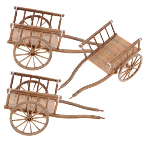 POPETPOP 3stücke Miniaturwagen Modell Dekorative Mini Farm Wagen Für Miniaturgärten Spielzeug-Dekoration Realistische Gestaltung Für Zuhause Büro Und Veranstaltungen POPETPOP 3stücke Miniaturwagen Modell Dekorative Mini Farm Wagen Für Miniaturgärten Spielzeug-Dekoration Realistische Gestaltung Für Zuhause Büro Und Veranstaltungen von POPETPOP