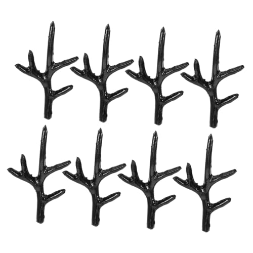 POPETPOP 4 Paare Künstliche Hirschgeweih Stirnband Teiliges Deer Antlers aus Kunststoff Schwarz Leicht und Verstellbar DIY Haar Accessoire für Kostüm Masken und Themenpartys POPETPOP 4 Paare Künstliche Hirschgeweih Stirnband Teiliges Deer Antlers aus Kunststoff Schwarz Leicht und Verstellbar DIY Haar Accessoire für Kostüm Masken und Themenpartys von POPETPOP