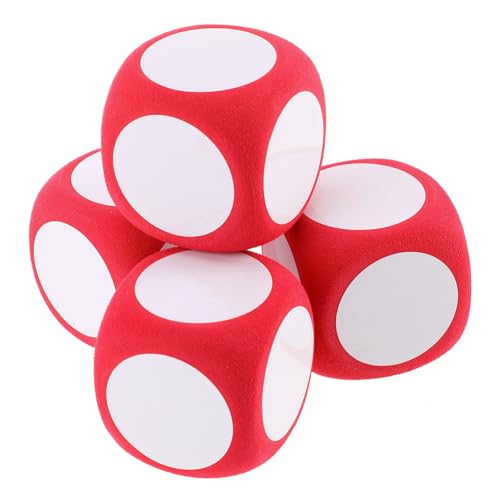 POPETPOP 4 Stück Große Abwischbare Schaumstoffwürfel Beschreibbare DIY Würfel für Partyspiele Klassenzimmer Vielseitige und Spielwürfel mit Abgerundeten Ecken Langlebig und Leicht zu POPETPOP 4 Stück Große Abwischbare Schaumstoffwürfel Beschreibbare DIY Würfel für Partyspiele Klassenzimmer Vielseitige und Spielwürfel mit Abgerundeten Ecken Langlebig und Leicht zu von POPETPOP