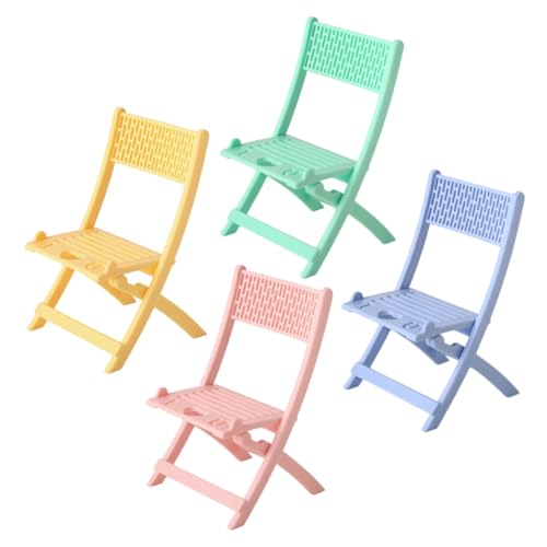 POPETPOP 4 Stück Mini Klappstuhl Faltbare Stühle Für Den Innenbereich Für Handyständer Kleine Klappstühle Miniatur Klappstuhl Puppen Utility Mini Stuhl Tragbares Miniatur POPETPOP 4 Stück Mini Klappstuhl Faltbare Stühle Für Den Innenbereich Für Handyständer Kleine Klappstühle Miniatur Klappstuhl Puppen Utility Mini Stuhl Tragbares Miniatur von POPETPOP