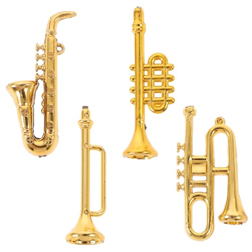 POPETPOP 4 Stück Mini Saxophon Modell Musikinstrumente Für Puppenhäuser Trompetenspielzeug Herstellung Von Mini Musikzimmer Saxophon Mini Winzige Mini Gitarre DIY Miniaturen POPETPOP 4 Stück Mini Saxophon Modell Musikinstrumente Für Puppenhäuser Trompetenspielzeug Herstellung Von Mini Musikzimmer Saxophon Mini Winzige Mini Gitarre DIY Miniaturen von POPETPOP