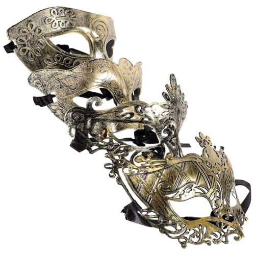 POPETPOP 4 Stück Retro Maskerade Halbgesichtsmaske aus Kunststoff für Karneval Fasching Halloween Kostümparty und Cosplay Venezianische Schmetterling Pfau Fuchs Design POPETPOP 4 Stück Retro Maskerade Halbgesichtsmaske aus Kunststoff für Karneval Fasching Halloween Kostümparty und Cosplay Venezianische Schmetterling Pfau Fuchs Design von POPETPOP