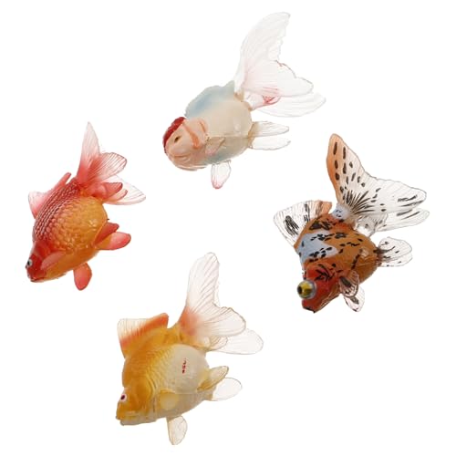 POPETPOP 4 Stück Schwimmende Künstliche Koi Fische aus Realistische Mini Fischfiguren für Aquarium Badewanne und Miniatur Teich Kindersicheres Lernspielzeug zur Meereskunde POPETPOP 4 Stück Schwimmende Künstliche Koi Fische aus Realistische Mini Fischfiguren für Aquarium Badewanne und Miniatur Teich Kindersicheres Lernspielzeug zur Meereskunde von POPETPOP