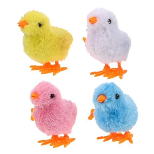 POPETPOP 4 Stück Simulations-Kükenspielzeug quietschendes Huhn realistisches Huhn Uhrwerk Huhn Huhn Gastgeschenke für Ostern Sammlerfiguren Hühnerpuppe Simulationshuhn Plastik POPETPOP 4 Stück Simulations-Kükenspielzeug quietschendes Huhn realistisches Huhn Uhrwerk Huhn Huhn Gastgeschenke für Ostern Sammlerfiguren Hühnerpuppe Simulationshuhn Plastik von POPETPOP