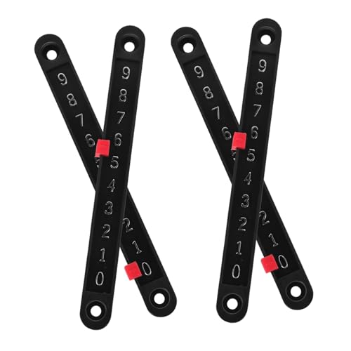 POPETPOP 4 Stück Tischfußballtorschütze Tischmittelstücke Fußball -Themenpartydekorationen Desktop-Spiele Sport Fußballspieler Fußballtisch Umweltfreundlicher Kunststoff Schwarz POPETPOP 4 Stück Tischfußballtorschütze Tischmittelstücke Fußball -Themenpartydekorationen Desktop-Spiele Sport Fußballspieler Fußballtisch Umweltfreundlicher Kunststoff Schwarz von POPETPOP