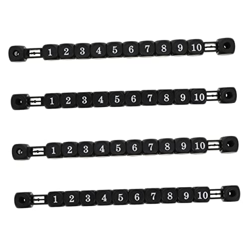 POPETPOP Tischfußball-punktezähler 4er-Pack Punktemarker Aus Kunststoff Vielseitige Punktezählerleiste Für Spiele POPETPOP Tischfußball-punktezähler 4er-Pack Punktemarker Aus Kunststoff Vielseitige Punktezählerleiste Für Spiele von POPETPOP