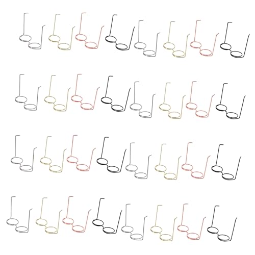 POPETPOP 40 Stück Mini -Rahmenbrille lustige Brillendekore Mini -Glasrahmen Bastelbrille Puppenhaus-Miniaturen Puppenhauszubehör Puppenbrille Gläser Dekore Stahldraht POPETPOP 40 Stück Mini -Rahmenbrille lustige Brillendekore Mini -Glasrahmen Bastelbrille Puppenhaus-Miniaturen Puppenhauszubehör Puppenbrille Gläser Dekore Stahldraht von POPETPOP