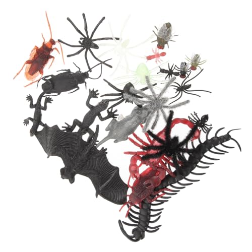 POPETPOP 40Stücke Simulierte Insektenfiguren Für Halloween Realistische Insektenornamente Für Mikrolandschaften Tischdekoration Und Lehrreiche Spielzeuge POPETPOP 40Stücke Simulierte Insektenfiguren Für Halloween Realistische Insektenornamente Für Mikrolandschaften Tischdekoration Und Lehrreiche Spielzeuge von POPETPOP