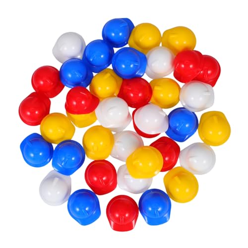 POPETPOP 40Stücke Teiliges Bunter Sicherheitshelme für Dekoration für Kuchen Weinflaschen und Puppen Robuste Kunststoffmaterialien Leicht und Tragbar Vielseitig POPETPOP 40Stücke Teiliges Bunter Sicherheitshelme für Dekoration für Kuchen Weinflaschen und Puppen Robuste Kunststoffmaterialien Leicht und Tragbar Vielseitig von POPETPOP