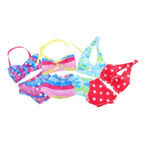 POPETPOP 4Sätze Puppen Badeanzug Teiliges Bikiniset für Puppen Stilvolle für Sommer Strandurlaub Puppenspiel und Fotografie Langlebig und Bequem POPETPOP 4Sätze Puppen Badeanzug Teiliges Bikiniset für Puppen Stilvolle für Sommer Strandurlaub Puppenspiel und Fotografie Langlebig und Bequem von POPETPOP