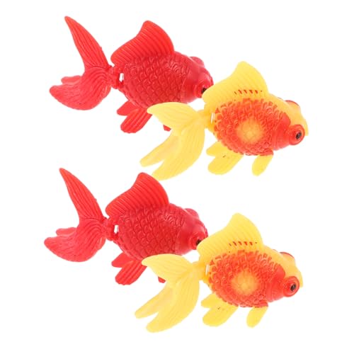 POPETPOP 4Stücke Künstliche Goldfische für Aquarien Realistische Plastikfische und Schwimmende Dekoration für Wohnungen und Hotels Lebendige POPETPOP 4Stücke Künstliche Goldfische für Aquarien Realistische Plastikfische und Schwimmende Dekoration für Wohnungen und Hotels Lebendige von POPETPOP