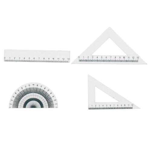 POPETPOP 4Stücke Mini Puppenhaus Lineale Hausmaßstäbe mit Winkelmesser Dekorative Requisiten für Puppenhäuser und Miniaturmodelle für Kreative Bastelprojekte POPETPOP 4Stücke Mini Puppenhaus Lineale Hausmaßstäbe mit Winkelmesser Dekorative Requisiten für Puppenhäuser und Miniaturmodelle für Kreative Bastelprojekte von POPETPOP