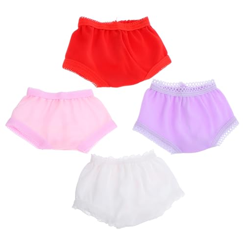POPETPOP 4Stücke Teiliges Puppenunterwäsche für Puppen Puppenzubehör Zufälligen Farben Bequeme und Langlebige Spielzeugunterwäsche POPETPOP 4Stücke Teiliges Puppenunterwäsche für Puppen Puppenzubehör Zufälligen Farben Bequeme und Langlebige Spielzeugunterwäsche von POPETPOP