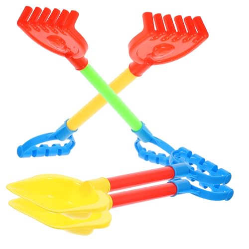 POPETPOP 4Stücke Teiliges Sandspielzeug Schaufeln und Rechen für Strand Sandschaufeln für Jungen und Tragbar Leicht zu Reinigen Outdoor Aktivitäten POPETPOP 4Stücke Teiliges Sandspielzeug Schaufeln und Rechen für Strand Sandschaufeln für Jungen und Tragbar Leicht zu Reinigen Outdoor Aktivitäten von POPETPOP