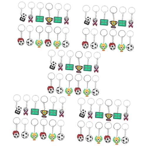 POPETPOP 5 Sätze Fußball Schlüsselanhänger Fußballgeschenke Rucksackbehang Schmückt Kreativer Fußball-schlüsselanhänger Fußball -souvenir Taschenanhänger Eisen 35 Stück * 5 POPETPOP 5 Sätze Fußball Schlüsselanhänger Fußballgeschenke Rucksackbehang Schmückt Kreativer Fußball-schlüsselanhänger Fußball -souvenir Taschenanhänger Eisen 35 Stück * 5 von POPETPOP