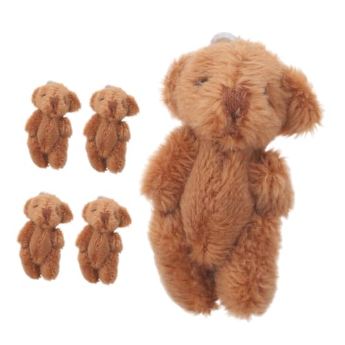 POPETPOP 5 Stück Bär Schlüsselanhänger Plüsch Miniatur-kuscheltiere Ausgestopfte Tiere Stofftier Bär Partygeschenke Tragen Minibär Mini Bär Plüsch Tierschlüsselketten Kleine Bären Kaffee POPETPOP 5 Stück Bär Schlüsselanhänger Plüsch Miniatur-kuscheltiere Ausgestopfte Tiere Stofftier Bär Partygeschenke Tragen Minibär Mini Bär Plüsch Tierschlüsselketten Kleine Bären Kaffee von POPETPOP