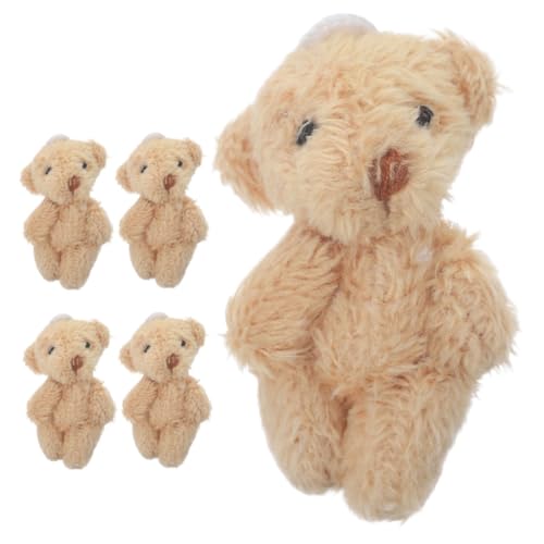 POPETPOP 5 Stück Bär Valentinstag Party Gastgeschenke Stoffbär Mini Kuscheltiere Kleine Bären Kleiner Bär Taschenbär Winzige Kuscheltiere Minibär Miniatur Kuscheltiere Khaki Plüsch POPETPOP 5 Stück Bär Valentinstag Party Gastgeschenke Stoffbär Mini Kuscheltiere Kleine Bären Kleiner Bär Taschenbär Winzige Kuscheltiere Minibär Miniatur Kuscheltiere Khaki Plüsch von POPETPOP