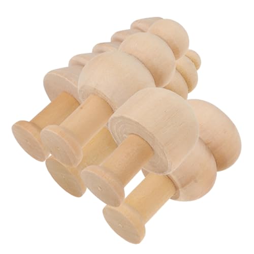 POPETPOP 5 Stück Holzbäume Zum Basteln Naturholzfiguren Unfertiger Holzpilz Unlackiertes Holz Puppen Aus Holz Steckpuppen Unvollendet Hölzerne Peg -Leute Lotusbaum POPETPOP 5 Stück Holzbäume Zum Basteln Naturholzfiguren Unfertiger Holzpilz Unlackiertes Holz Puppen Aus Holz Steckpuppen Unvollendet Hölzerne Peg -Leute Lotusbaum von POPETPOP