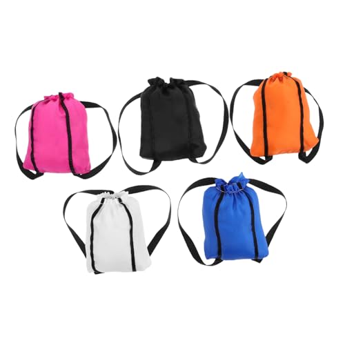 POPETPOP 5 Stück Mini Rucksäcke für Puppen Bunte Spielzeugtaschen aus Praktische Aufbewahrungstaschen für und Zubehör für Puppenspiel und Party POPETPOP 5 Stück Mini Rucksäcke für Puppen Bunte Spielzeugtaschen aus Praktische Aufbewahrungstaschen für und Zubehör für Puppenspiel und Party von POPETPOP