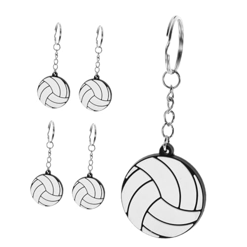 POPETPOP 5 Stück PVC Volleyball Schlüsselanhänger als Taschenanhänger und Charms Vielseitig Einsetzbar für Teams Partydekoration und Sportfans Detaillierte Verarbeitung Modisches POPETPOP 5 Stück PVC Volleyball Schlüsselanhänger als Taschenanhänger und Charms Vielseitig Einsetzbar für Teams Partydekoration und Sportfans Detaillierte Verarbeitung Modisches von POPETPOP