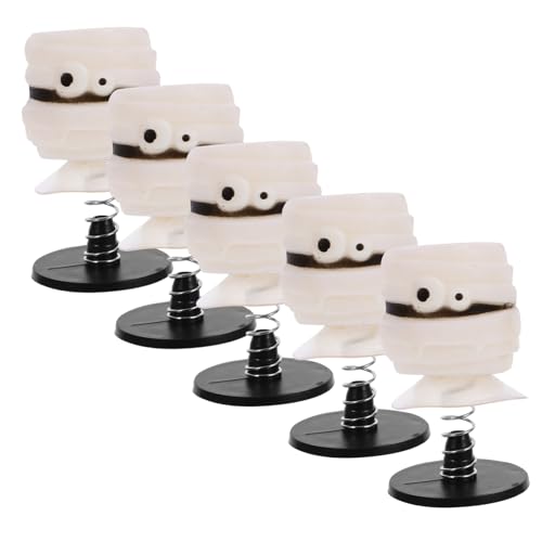 POPETPOP 5 Stück Teiliges Halloween Feder Lustige Springende Figuren Kinderparty Mitgebsel Leichte Tragbare Cartoon Federspielzeuge für Halloween Partyspaß von POPETPOP