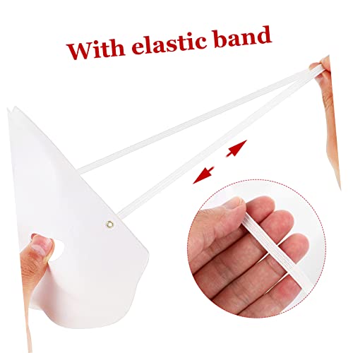 POPETPOP 5 Stück Teiliges Weiße Katzenpapiermasken zum Selbstbemalen Leere DIY Tiermasken mit Ausgeschnittenen Augen für Erwachsene für Cosplay Maskenball Halloween und Kostümpartys POPETPOP 5 Stück Teiliges Weiße Katzenpapiermasken zum Selbstbemalen Leere DIY Tiermasken mit Ausgeschnittenen Augen für Erwachsene für Cosplay Maskenball Halloween und Kostümpartys von POPETPOP
