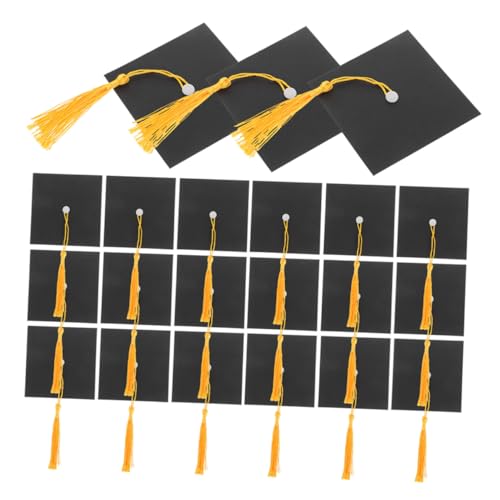 POPETPOP 50 Satz Doktorhut Süßigkeitendekoration Abschluss Liefert Abschlussfeier Dekorationen Abschluss Requisiten Herzlichen Glückwunsch Grad Kappe Abschluss-herzstück Black Polyester POPETPOP 50 Satz Doktorhut Süßigkeitendekoration Abschluss Liefert Abschlussfeier Dekorationen Abschluss Requisiten Herzlichen Glückwunsch Grad Kappe Abschluss-herzstück Black Polyester von POPETPOP