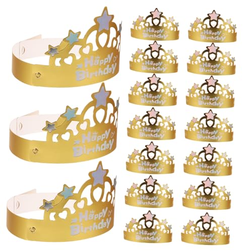 POPETPOP 50 Stück Goldener Geburtstagshut Kronenhut Mini Schüttgut Geburtstagshut Requisiten King Hat Geburtstagsfeier-tiara Kleine Kronen Deko Partyhüte Bulk-kronen Partyhut Papier POPETPOP 50 Stück Goldener Geburtstagshut Kronenhut Mini Schüttgut Geburtstagshut Requisiten King Hat Geburtstagsfeier-tiara Kleine Kronen Deko Partyhüte Bulk-kronen Partyhut Papier von POPETPOP