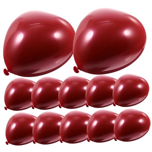POPETPOP 50 Stück Luftballons in Herzform Pastell Hi Geburtstag Luftballons Herz Luftballons Party Geformt Valentinstag Luftballons Hochzeit Mehrfarbig Herzen Und Rot Emulsion von POPETPOP
