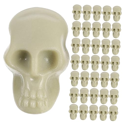 POPETPOP 50 Stück Miniatur Skelettköpfe aus Robustem Kunststoff Realistische Halloween Deko für Party Foto Requisiten Leichte Widerstandsfähige Figuren für Gruselige Atmosphäre zu Hause POPETPOP 50 Stück Miniatur Skelettköpfe aus Robustem Kunststoff Realistische Halloween Deko für Party Foto Requisiten Leichte Widerstandsfähige Figuren für Gruselige Atmosphäre zu Hause von POPETPOP