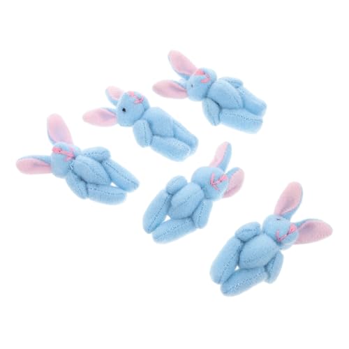 POPETPOP 5Stücke Teiliges Mini Plüsch Tierchen Entzückende für Osterfeiern Hochzeitstorten Tragbar oder Zimmerdeko POPETPOP 5Stücke Teiliges Mini Plüsch Tierchen Entzückende für Osterfeiern Hochzeitstorten Tragbar oder Zimmerdeko von POPETPOP