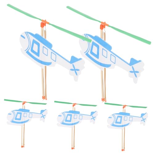 POPETPOP 5Stücke Teiliges Segelflugzeug Gummibetriebene Flugzeuge für Kreatives für Draußen Fördert Vorstellungskraft und Praktische Fähigkeiten Leicht und Tragbar von POPETPOP