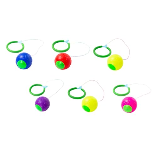POPETPOP 6 Stück Flummi Knöchelsprungball für Bälle überspringen mit springenden Bällen überspringen Strumpffüller für Schwamm Zufällige Farbe von POPETPOP