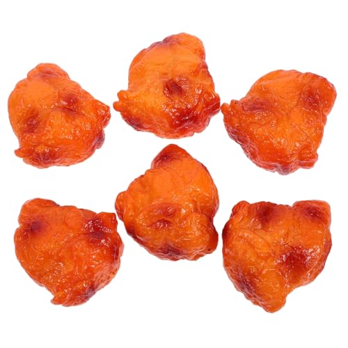 POPETPOP 6 Stück Gefälschte Realistische Chicken, Streichspielzeug Für Kinder Und Erwachsene, Lebensechte Simulationsnahrung Für Die Heimküchendekoration, Originelles Spielzeug Zum POPETPOP 6 Stück Gefälschte Realistische Chicken, Streichspielzeug Für Kinder Und Erwachsene, Lebensechte Simulationsnahrung Für Die Heimküchendekoration, Originelles Spielzeug Zum von POPETPOP